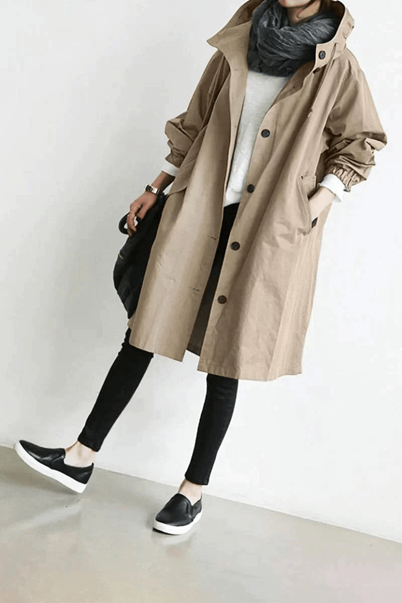 GRY | VANNTETT TRENCHCOAT