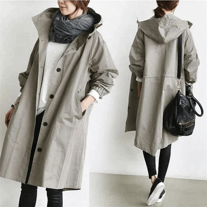 GRY | VANNTETT TRENCHCOAT